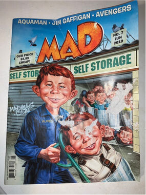 Unisex MAD Magazine One Size Blue Orange Notebook & Journal